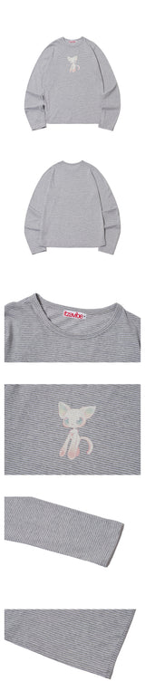 STRAWBERRY LOGO LONG SLIM SLEEVE