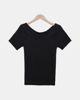 Huben Off-Shoulder Short Sleeve T-Shirt