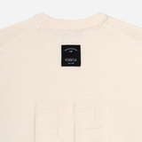 Number Patch Round Knit