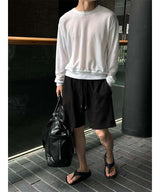 [Unisex] アイスクロップサマーニット(5color)