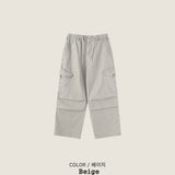 E Dyeing Washed Snap Pants