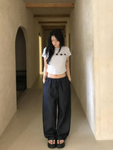 Summer Coast Non-Fade Cool Denim Wide Pants
