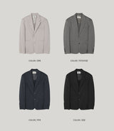 Linen loose-fit jacket 4COLOR