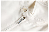 Soft Zip-Up Cotton Blouson Jacket