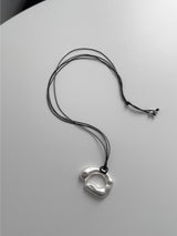 Climashell Drop Layered Necklace