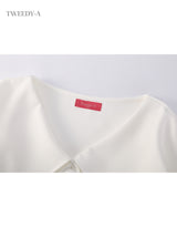 Ivy cape collar blouse