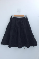 Flare some cotton frill skirt