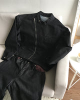 Tooth Crop Denim Jacket