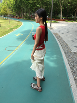 Tincture Ripple Long Skirt (2color)
