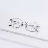 Knouun polygon titanium glasses CODE. 102. E Silver
