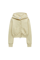 bt フードジップアップ (yellow)
