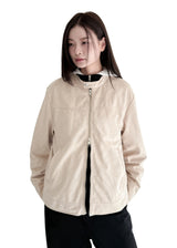  SUEDE BUTTON LINE JACKET
