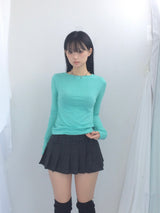Clean neck soft t-shirt