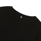 [ULKIN] ダブルチェーンタイトTシャツ_ブラック