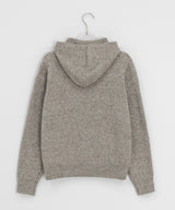 Colden High Neck Wool Knit Hoodie