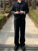 Elruho Crop Tweed Jacket