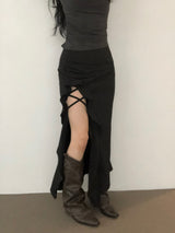 Xx ラッフルロングスカート