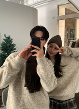 nade Alpaca Overfit Wool Round Knit