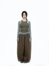 UNISEX HANBOK PANTS (BROWN)