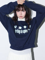 ラッキースウェットシャツ (NAVY)