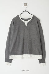 layered double knit