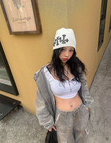 [UNISEX] Vintage Washing Cargo Wide Pants