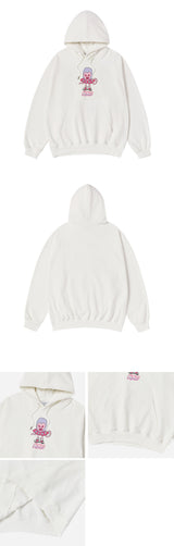 25SS ハートエイリアンフーディー クリーム