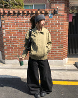 Posie Washed Cotton Blouson Jacket