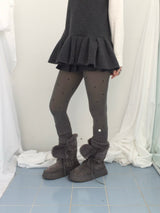 a flared winter dress