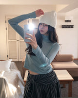 [U-BASIC/wool 30%] Mate Tencel Polar Long Sleeve