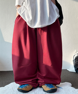 HOT COLORING CURVE BALLOON PANTS ❣🤎🩶🖤4COLOR