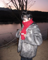 Wild fur jacket