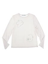 ニードルワークロングスリーブT (WHITE)