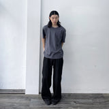 Cool Grey Drop Shoulder Tee