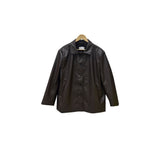 Leather Collar Jacket