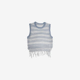 Miju's Fringe Sleeveless Knitwear