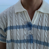 Chief Wish Dangara Open Collar Ban Pal Knit