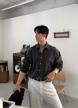 Wonderant Ice Cotton Linen Overfit Shirt