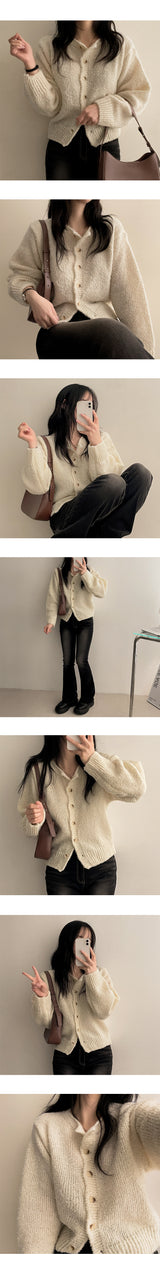 Polonnit Crop Round Cardigan