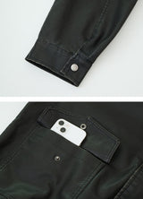 #LV ビンテージブラックレザージャケット