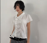 WAVE DRAPE SHIRT
