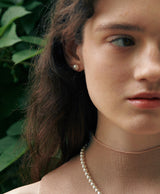 [14k gold] Deux.k.09 / haute pearl earring (8mm)