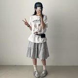 Block Retro Graphic 半袖Tシャツ