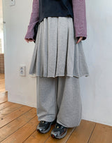 26SS★ [BAONHAUS] Langmel Banding Layered Skirt Pants