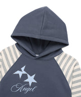 W ANGEL TWIN STAR HOODIE NAVY(CV2FFFM402A)