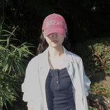 Little-dreamer washed ball cap_red