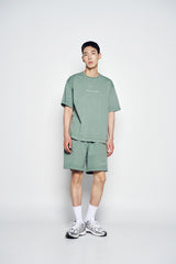 25SS シンプルロゴピグメントショートスリーブTシャツ ライトグリーン