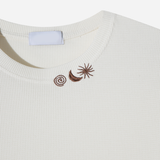 ウェザークロップワッフルショートスリーブTシャツ