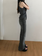 Uns Denim Bootcut Pants (one color)