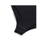 ルーズネックロングスリーブボディースーツ (black)